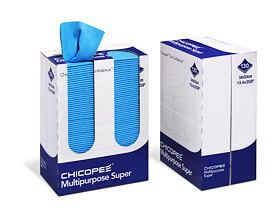 CHIC MULTIPUR SUPER, 1 balení = 130 utěrek, netkaná textilie, tyrkysová