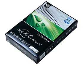 Papír A4, LETTURA RECYKL A4, 80g, bělost 60 %, 500 listů