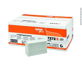 CELTEX Save Plus papírové ručníky, sklad V, 2 vrstvé, 3000 ks ručníků, 7272S