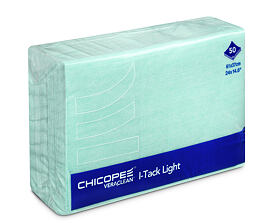CHIC VERACLEAN I-TACK LIGHT utěrka, sklad, 1 balení = 50 utěrek, zelená
