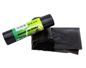 Sáček 600x800, 30mi, černý, LDPE/R, 60 L, 1 bal. = 20 ks