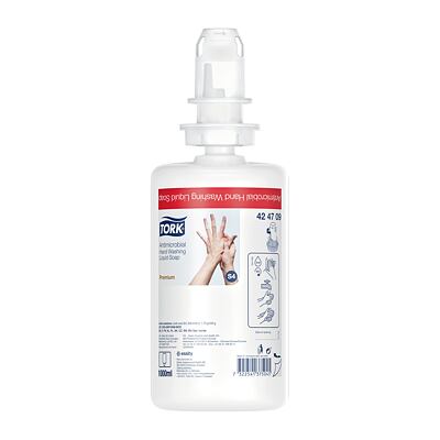 Tork antimikrobiální tekuté mýdlo na ruce kde se pracuje s potravinami, 1000ml, S4, 424709