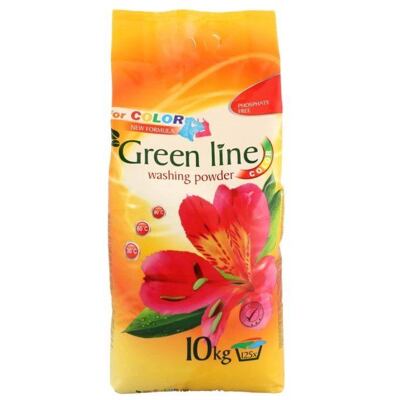 Green Line 10kg / 125PD prací prášek Color