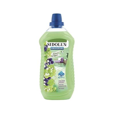 SIDOLUX UNI Soda Power green grapes - univerzální čistící přípravek na podlahy 1l