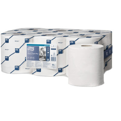 Tork Reflex® utěrka Plus, role, středové odvíjení, 2 vrstvá, 6 rolí, 150 m návin, M4, 473472