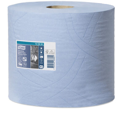 Tork Heavy-Duty průmyslová papírová utěrka, 3 vrstvá, 1 balení = 2 role, 119 m návin, W1/W2, 130081