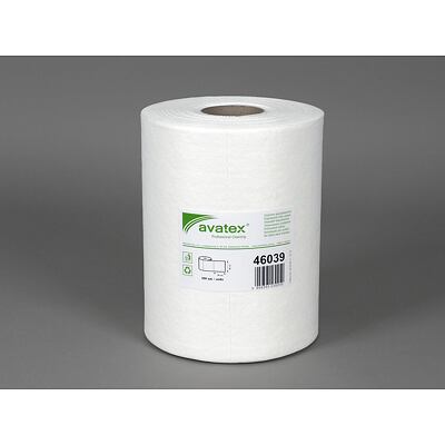 AVATEX 460 NW utěrka, role, 380x280, 1 role = 300 utěrek, netkaná textilie, 1 vrstvá, bílá