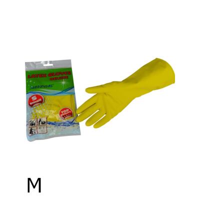 Rukavice DELUXE latexové M žluté