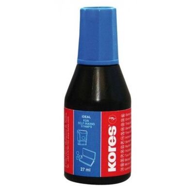 Razítková barva MODRÁ 28ml