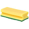 Gastro houba 60x150, žlutá, zelený pad,5 ks